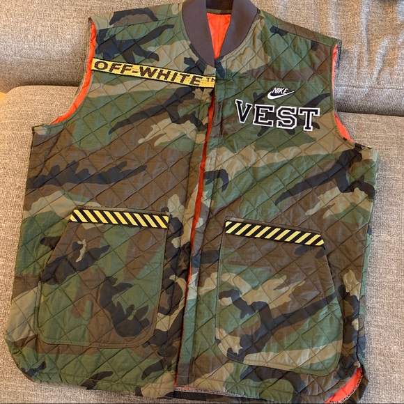 nike camouflage vest